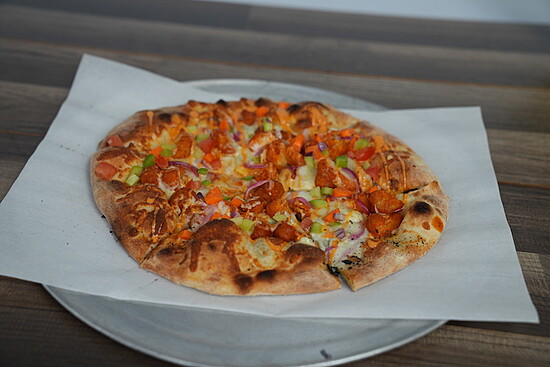Buffalo Cauliflower Pizza