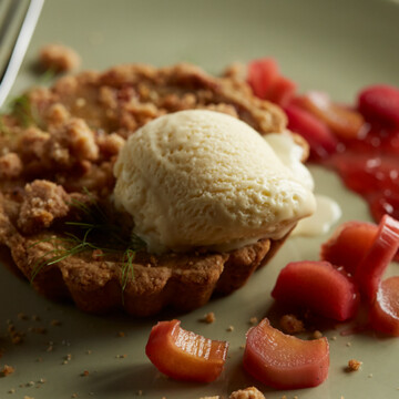 Rhubarb Buttermilk Tarts