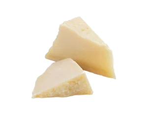 High-quality parmesan cheese wedges displaying natural crystalline texture, ideal for wholesale food distribution and commercial kitchen applications.